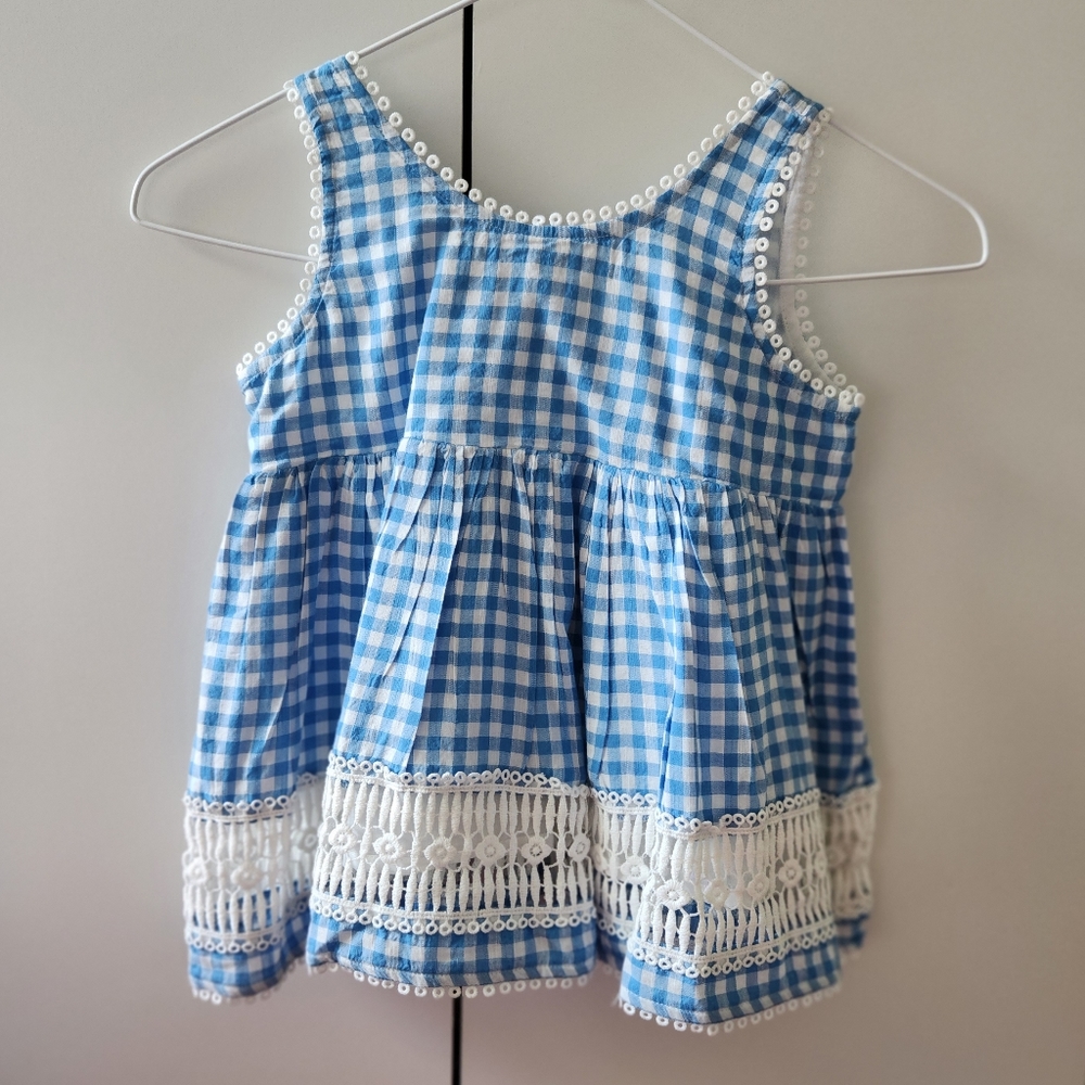 Roller Rabbit Gingham Aviv Top - Picture 2 of 5